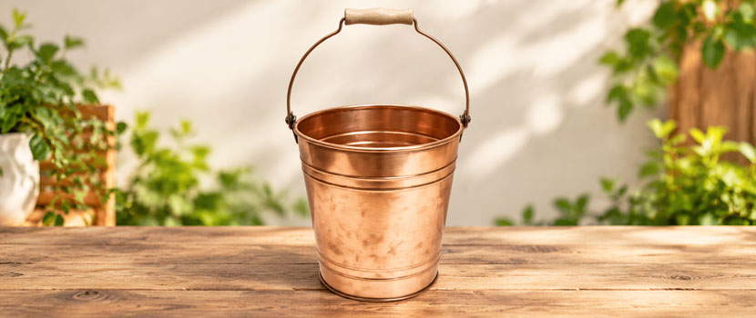 How to Maintain and Clean a Copper Finish Iron Waste Bin
