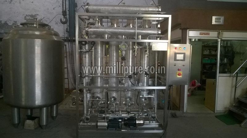 How the Multi Column Distillation Plant functions?